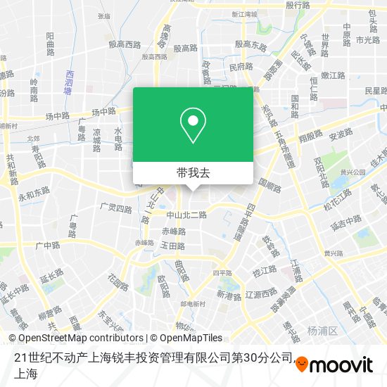 21世纪不动产上海锐丰投资管理有限公司第30分公司地图