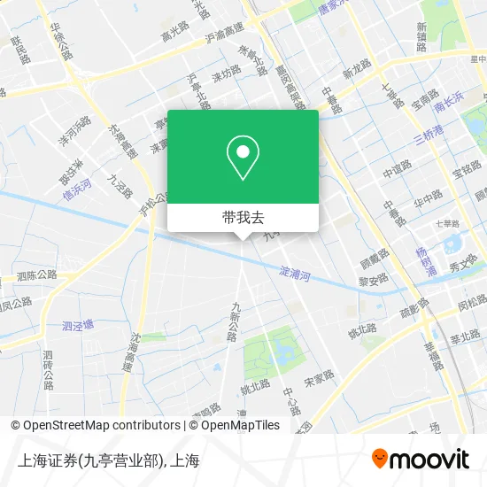 上海证券(九亭营业部)地图