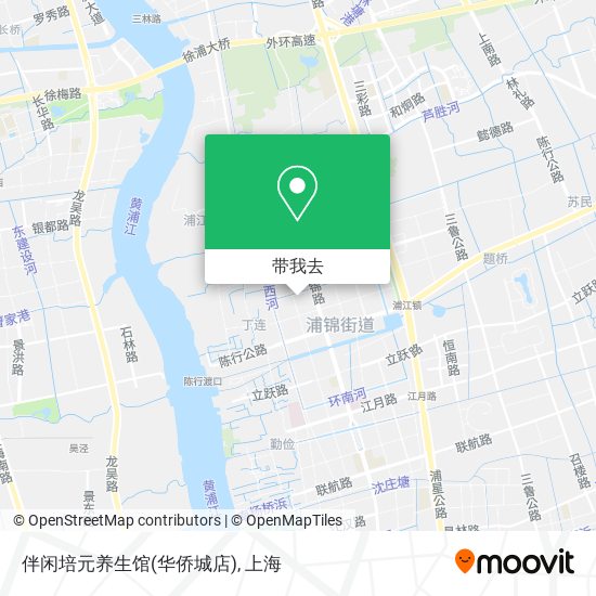 伴闲培元养生馆(华侨城店)地图