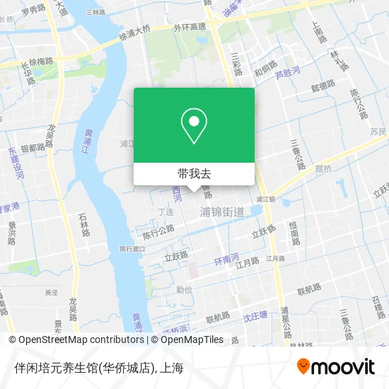 伴闲培元养生馆(华侨城店)地图
