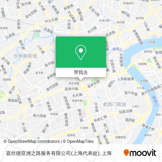 嘉丝德亚洲之路服务有限公司(上海代表处)地图