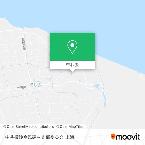 中共横沙乡民建村支部委员会地图