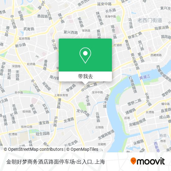 金朝好梦商务酒店路面停车场-出入口地图