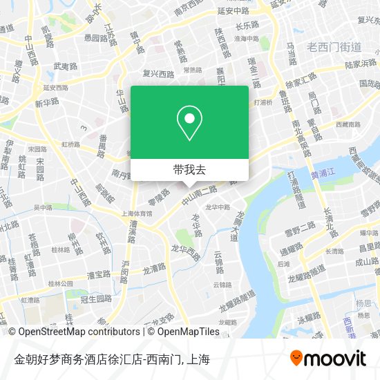 金朝好梦商务酒店徐汇店-西南门地图