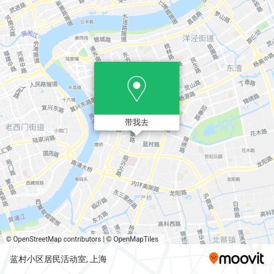 蓝村小区居民活动室地图