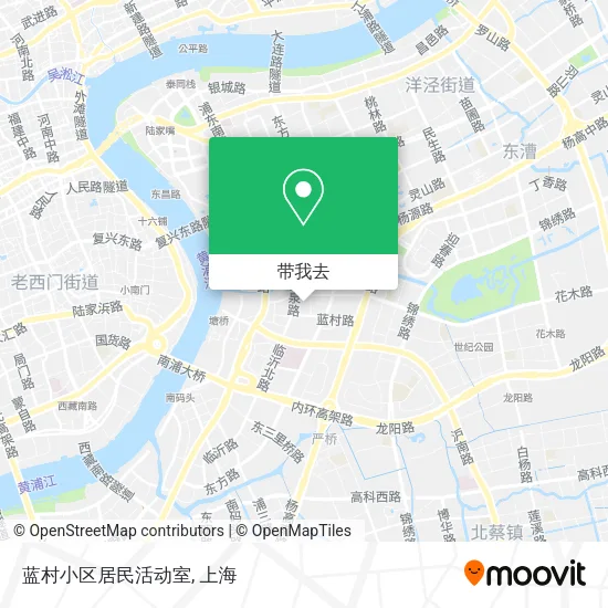 蓝村小区居民活动室地图