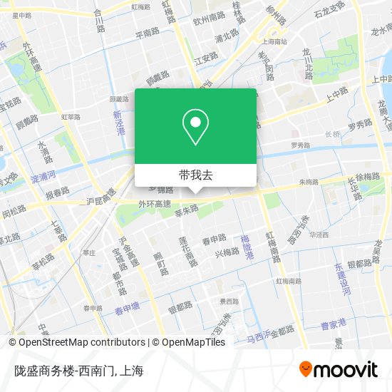 陇盛商务楼-西南门地图