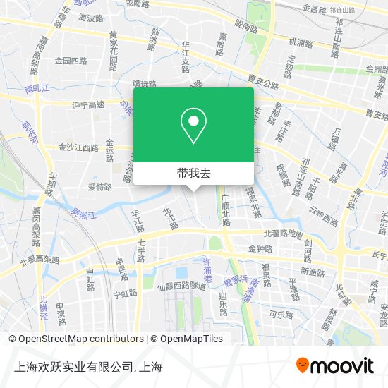 上海欢跃实业有限公司地图