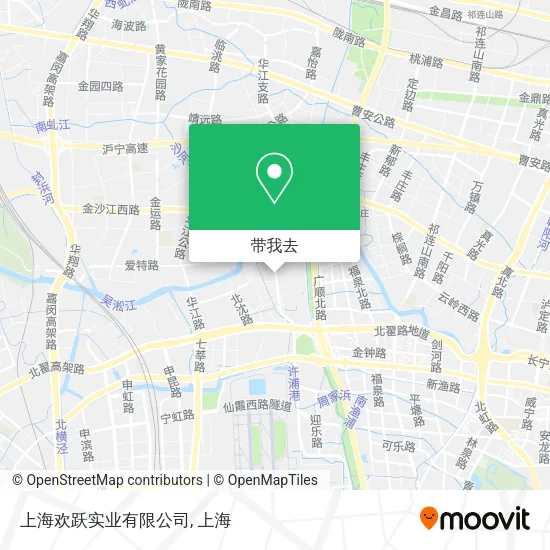 上海欢跃实业有限公司地图