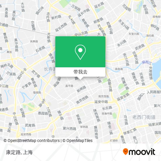 康定路地图
