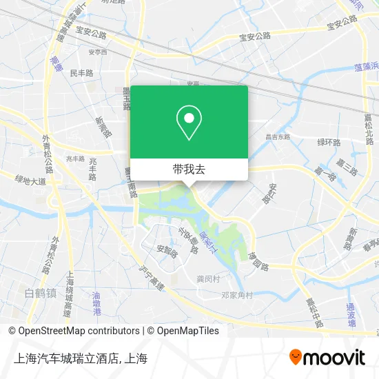 上海汽车城瑞立酒店地图