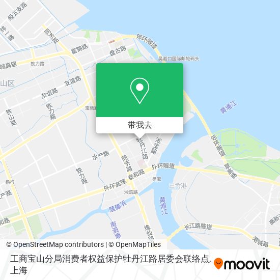工商宝山分局消费者权益保护牡丹江路居委会联络点地图