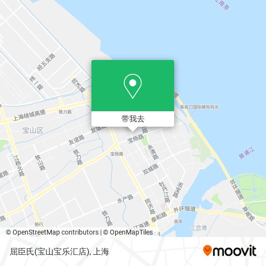 屈臣氏(宝山宝乐汇店)地图