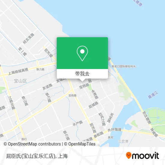 屈臣氏(宝山宝乐汇店)地图