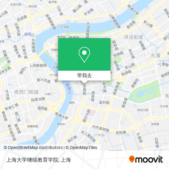 上海大学继续教育学院地图