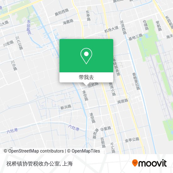 祝桥镇协管税收办公室地图