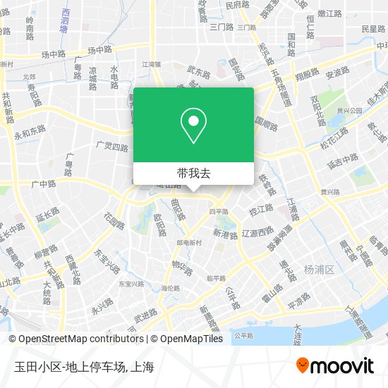 玉田小区-地上停车场地图