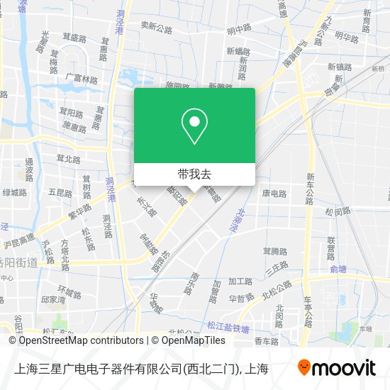上海三星广电电子器件有限公司(西北二门)地图