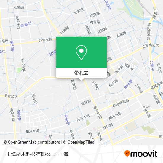 上海桥本科技有限公司地图