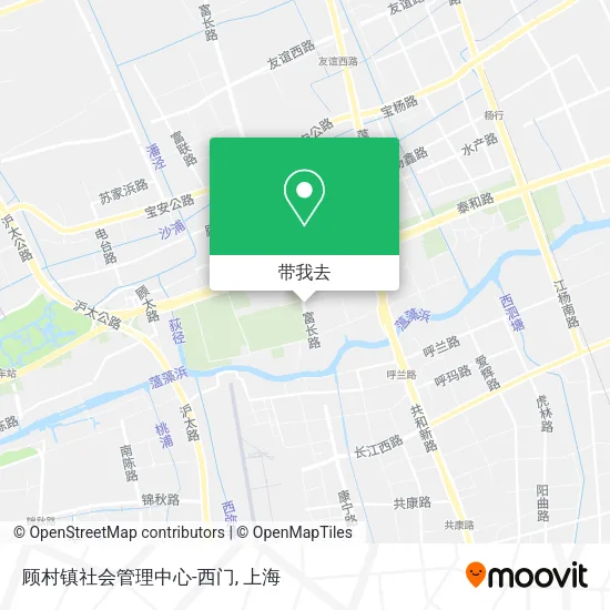 顾村镇社会管理中心-西门地图