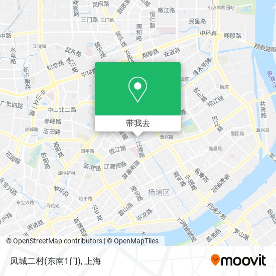 凤城二村(东南1门)地图