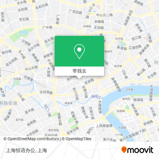 上海恒语办公地图