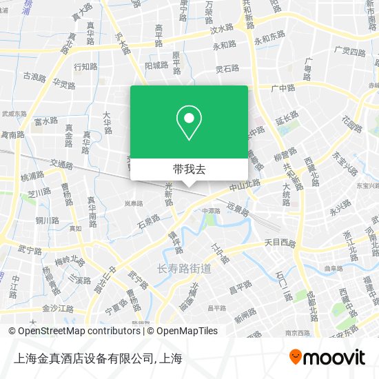 上海金真酒店设备有限公司地图