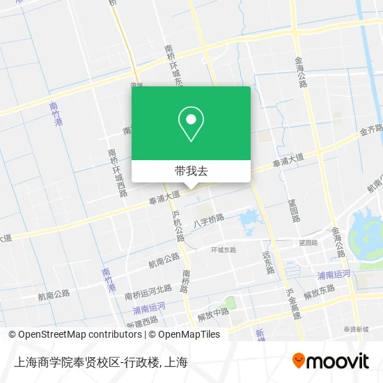 上海商学院奉贤校区-行政楼地图