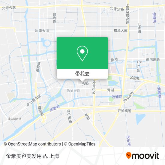 帝豪美容美发用品地图