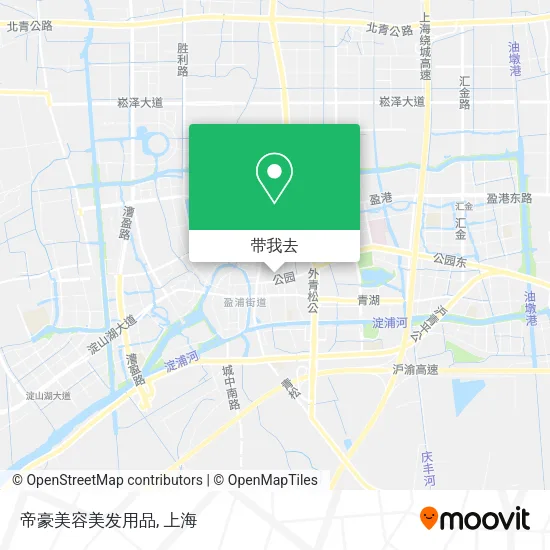 帝豪美容美发用品地图