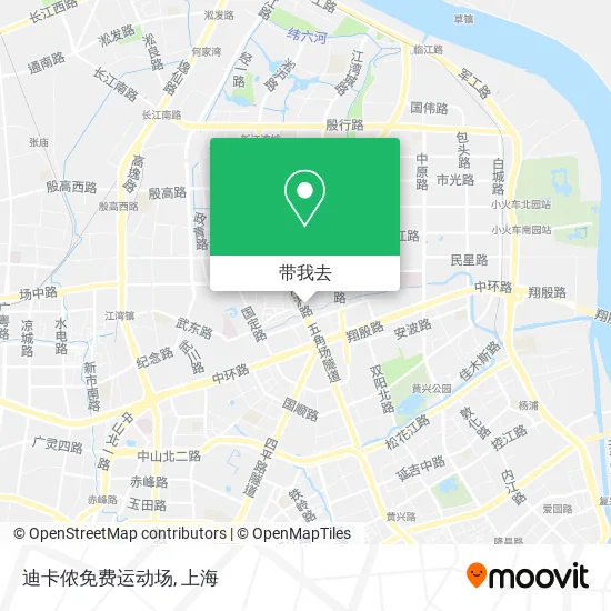 迪卡侬免费运动场地图