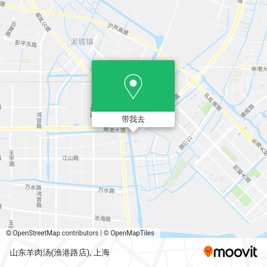 山东羊肉汤(渔港路店)地图