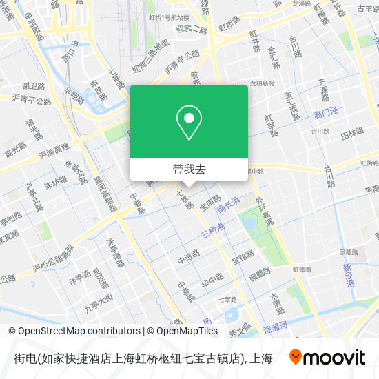 街电(如家快捷酒店上海虹桥枢纽七宝古镇店)地图