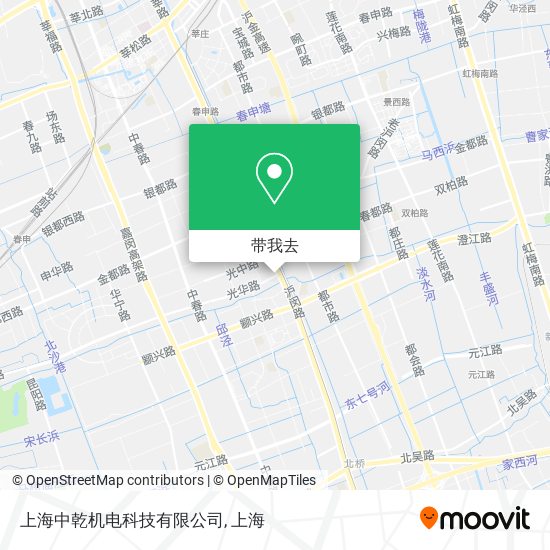 上海中乾机电科技有限公司地图