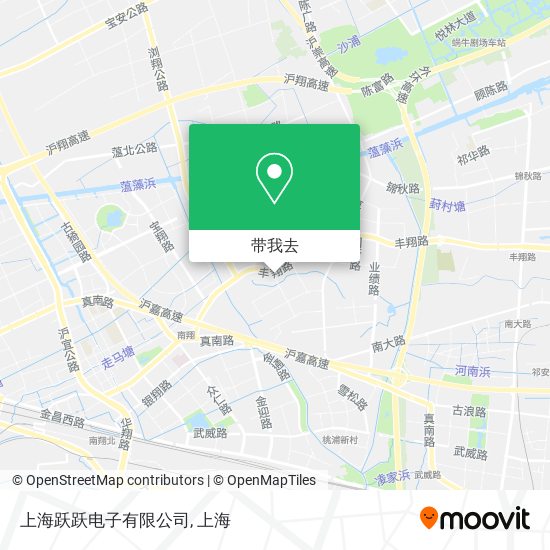 上海跃跃电子有限公司地图