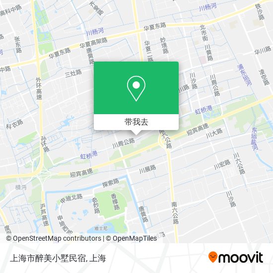 上海市醉美小墅民宿地图