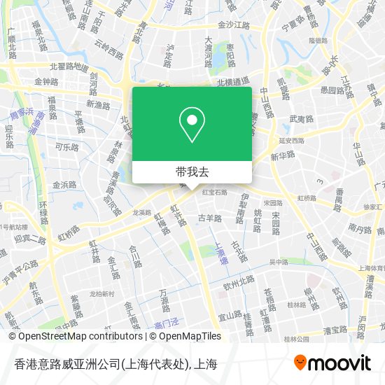香港意路威亚洲公司(上海代表处)地图