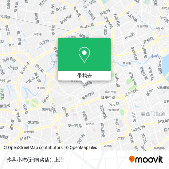 沙县小吃(新闸路店)地图