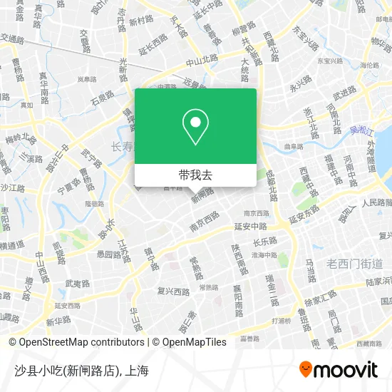 沙县小吃(新闸路店)地图