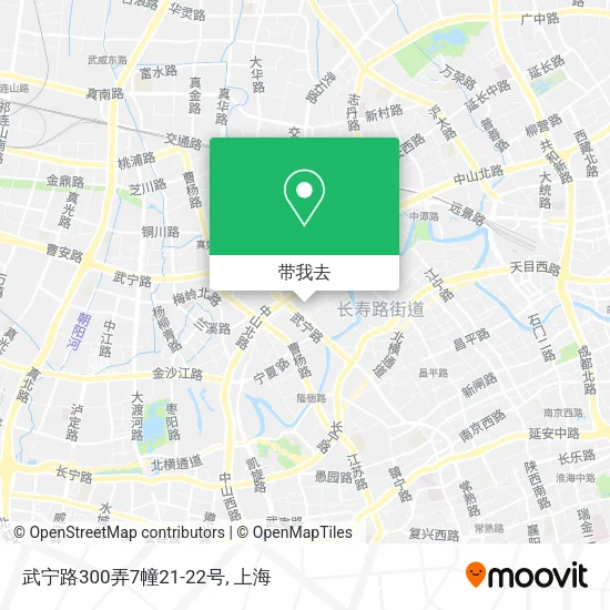 武宁路300弄7幢21-22号地图
