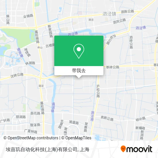 埃亩玑自动化科技(上海)有限公司地图