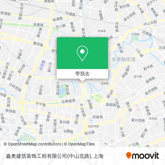鑫奥建筑装饰工程有限公司(中山北路)地图