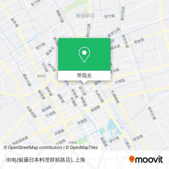 街电(银藤日本料理群裕路店)地图
