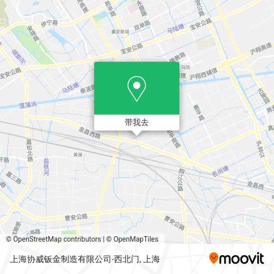 上海协威钣金制造有限公司-西北门地图