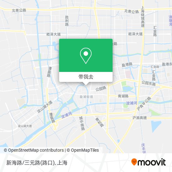 新海路/三元路(路口)地图