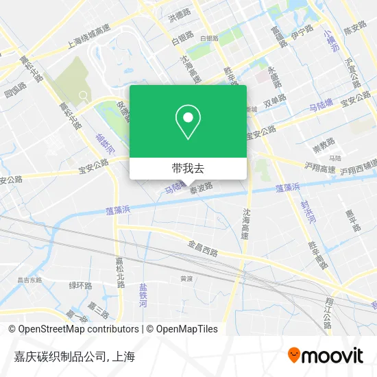 嘉庆碳织制品公司地图
