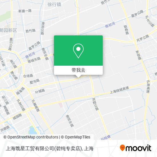 上海戬星工贸有限公司(碧纯专卖店)地图