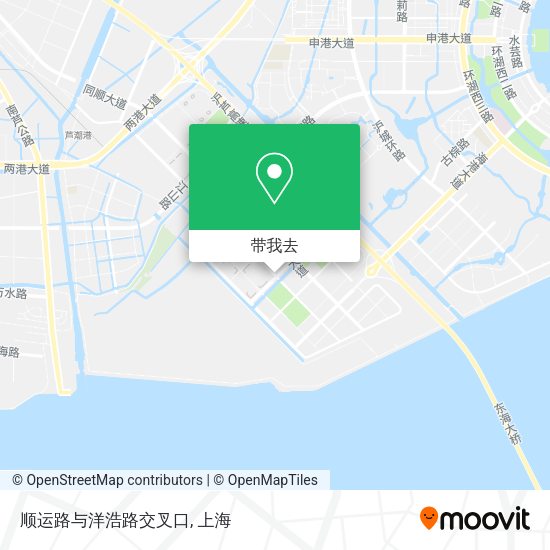 顺运路与洋浩路交叉口地图