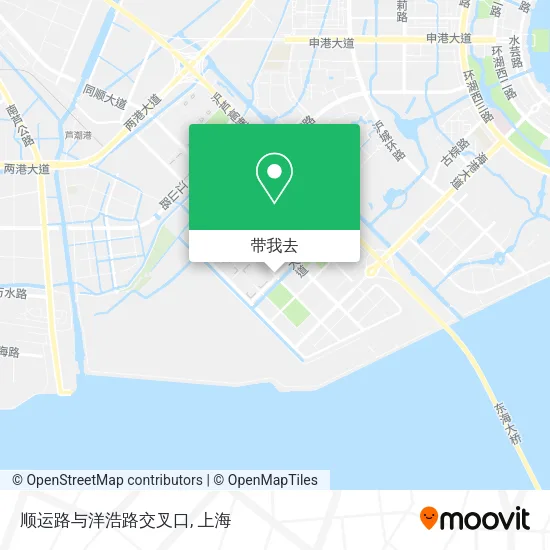 顺运路与洋浩路交叉口地图