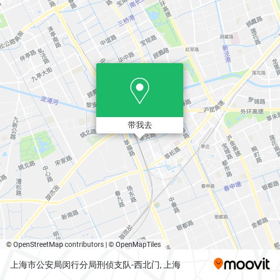 上海市公安局闵行分局刑侦支队-西北门地图